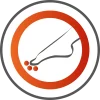 Icon symbolisch für Hallux Valgus
